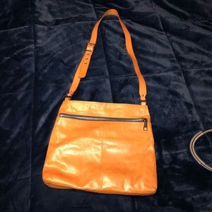 Orange hobo purse never used